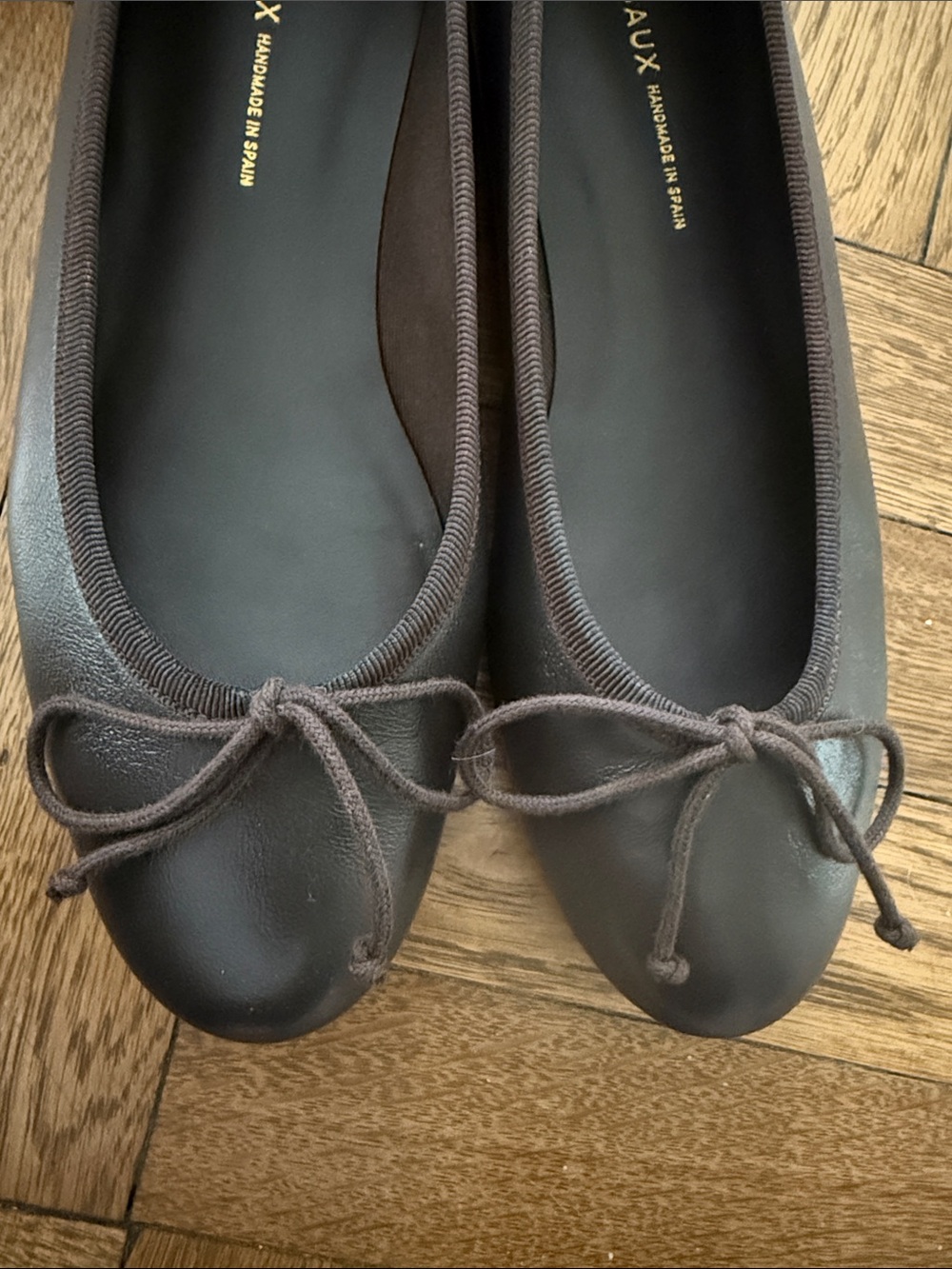 Margaux The Demi Ballet Flats in Espresso, size 37! - Picture 4 of 5